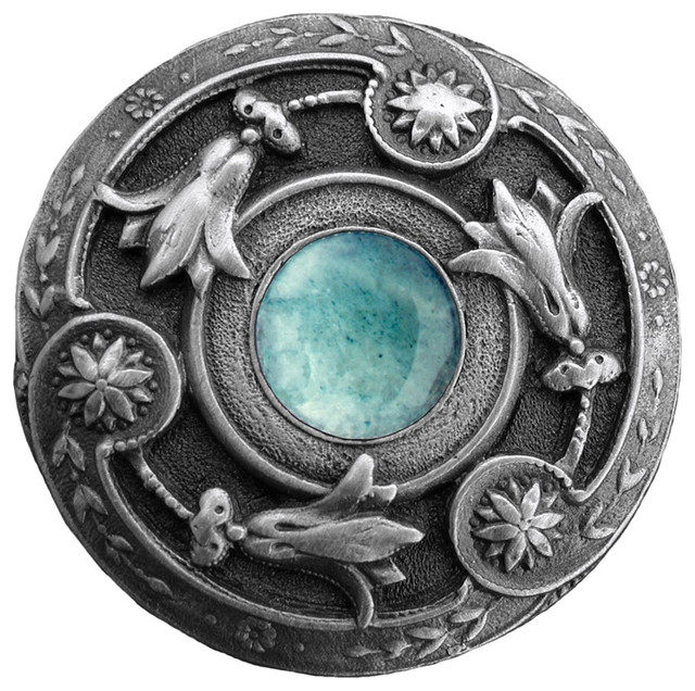 Lily Jeweled Knob Southwestern Cabinet And Drawer Knobs By