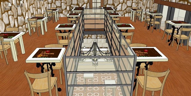 CAFE CHOCOLATE rustic-rendering