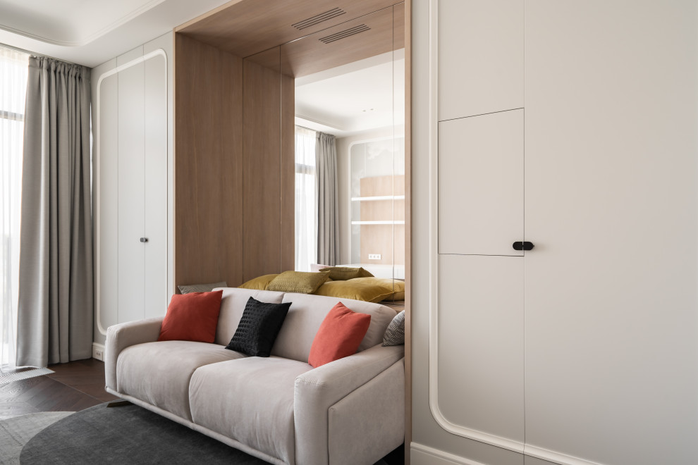 Шикарная квартира с белой мебелью