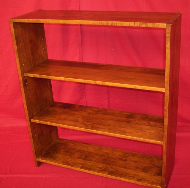 Solid Maple Bookcase american-craftsman-wohnbereich