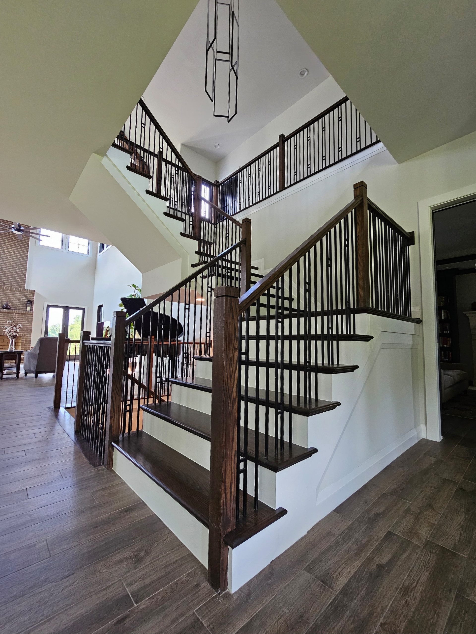 109_Impressive Floating Staircase in Countryside Retreat, Upper Marlboro, MD