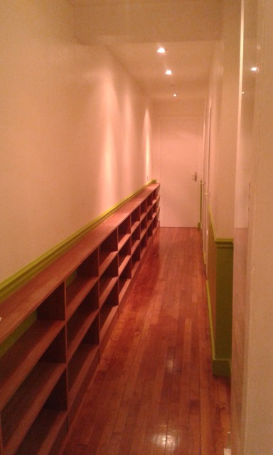 Longue biblioth&egrave;que minimalistisch-flur