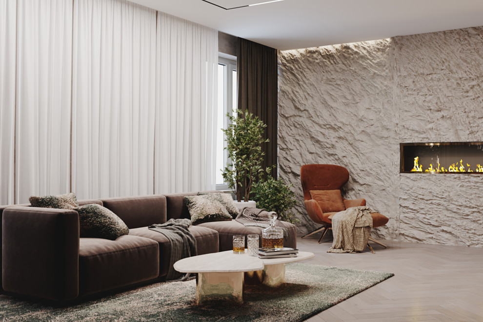 Дизайн проект апартаментов Аура