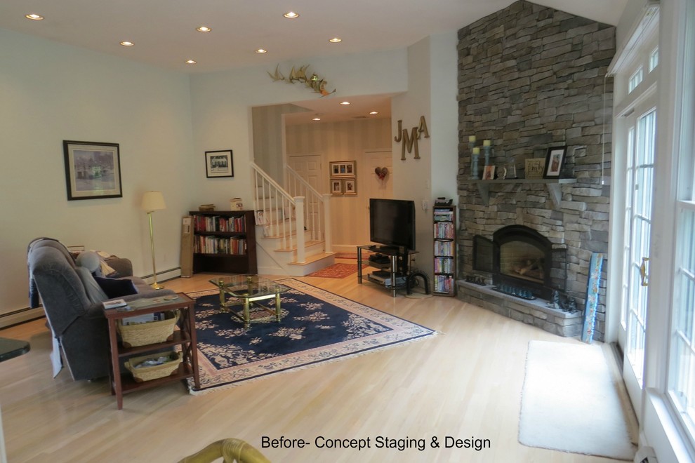 Home design - transitional home design idea in Boston