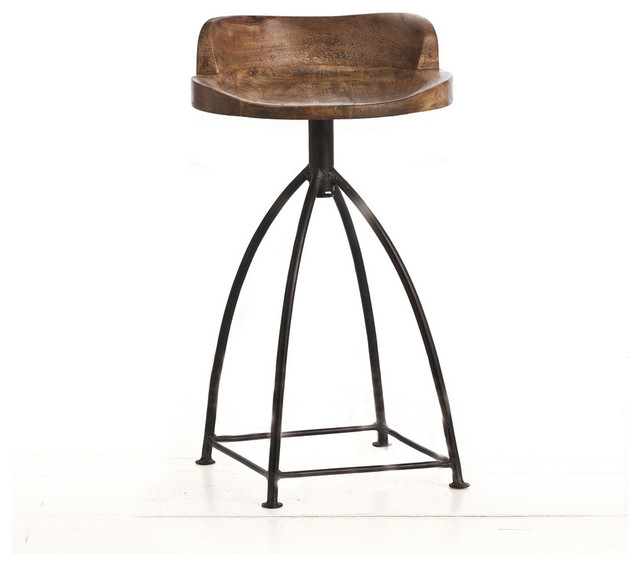 Henson Bar Stools Sandblast Antique Wax And Natural Iron Henson Bar Stools Sandblast Antique Wax And Natural Iron