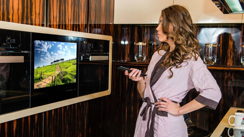 Cabinet Door TV for Kitchen AVEL