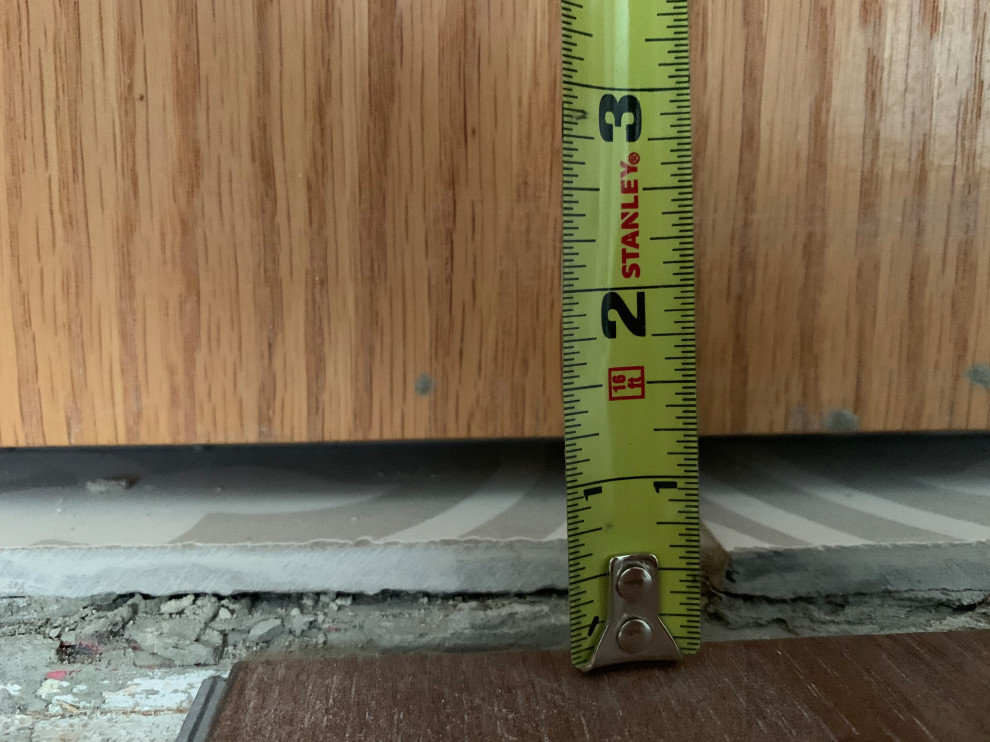 What is the maximum floor transition between tile and vinyl flooring ...