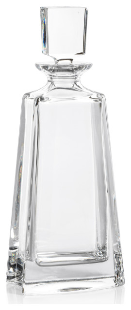 Beddington Crystal Glass Decanter, 4.25"x11.75"
