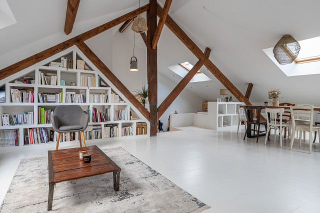 loft Wabi-sabi Pantin country-living-room