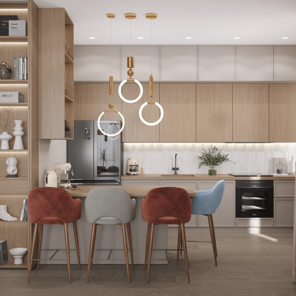 ЖК Крылья Кухня гостиная