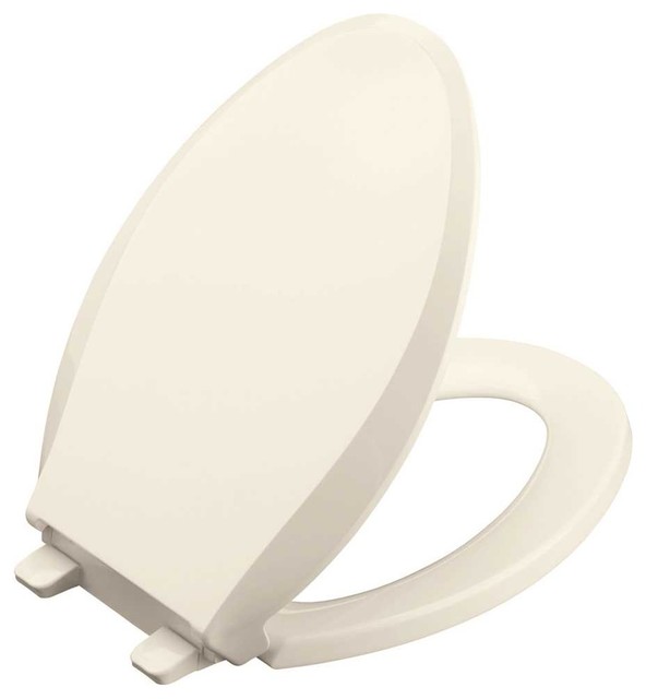Kohler Cachet Quiet-Close, Elongated Toilet Seat, Biscuit
