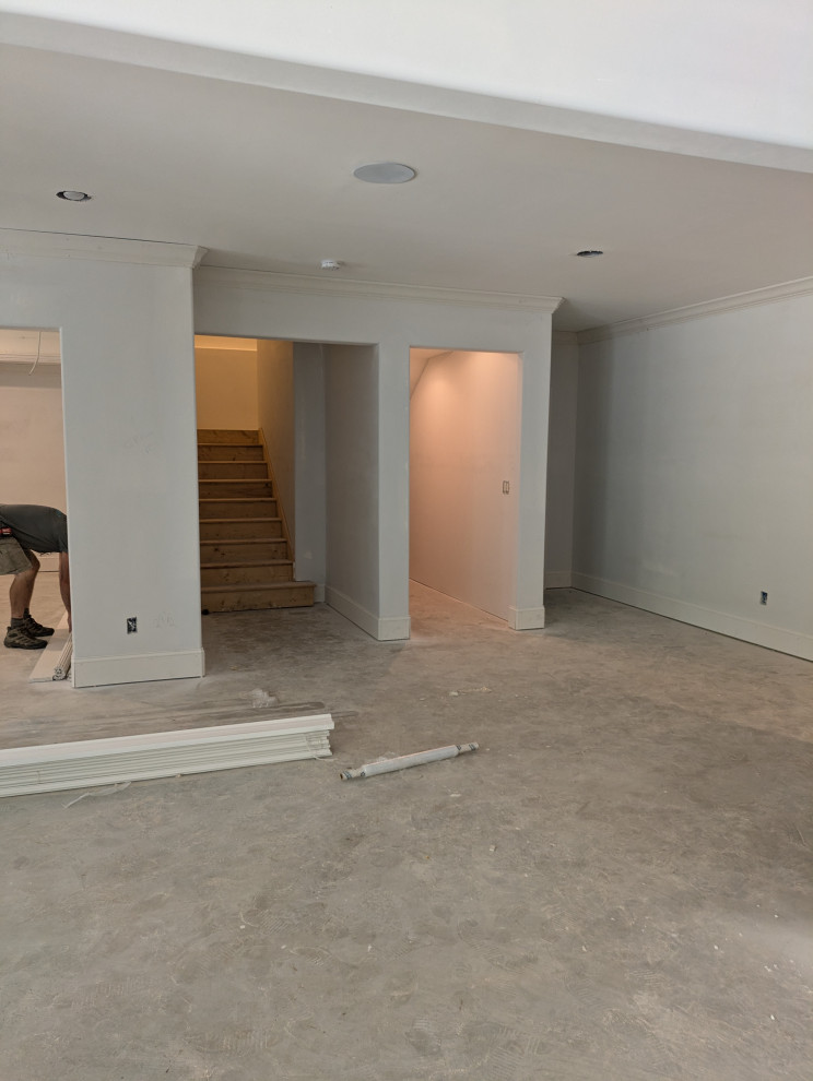 Upscale Full  Basement Design, Renovation, & Decor