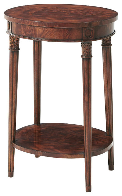 oval lamp table