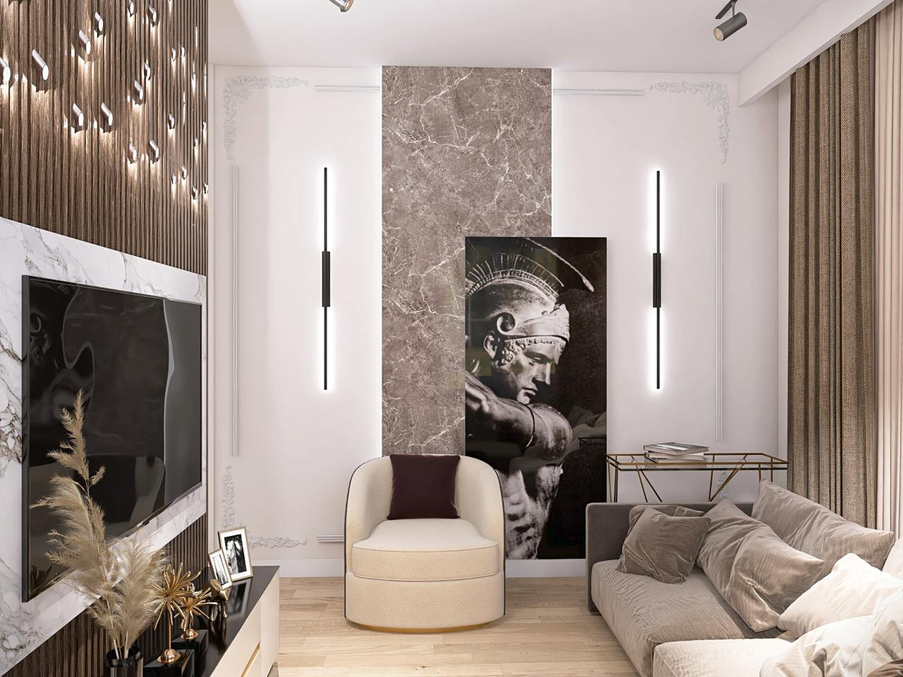 Загородный дом - первый этаж