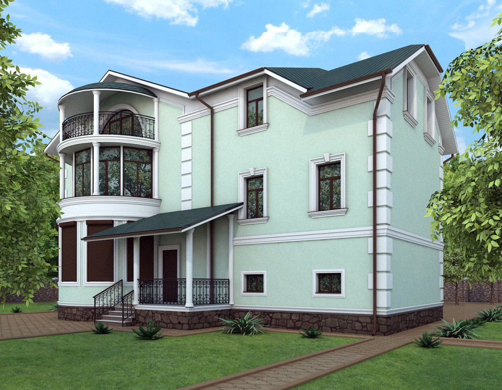 Визуализация фасада 3D