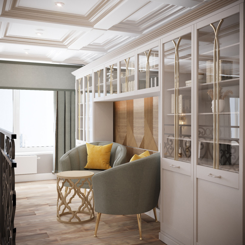 Дизайн-проект 2х этажной квартиры для большой семьи