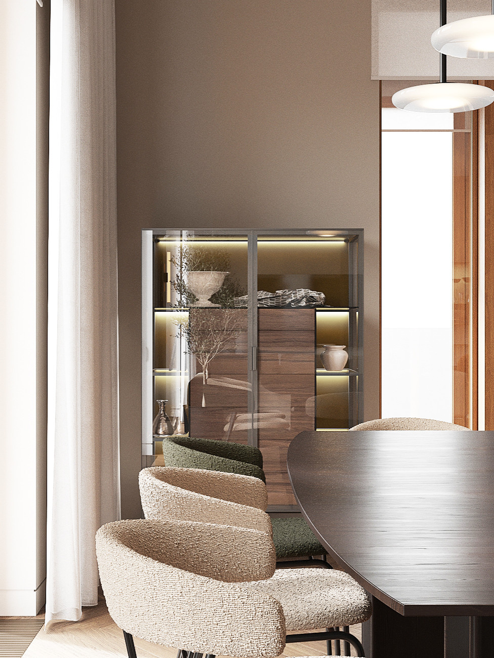 Вневременной интерьер с акцентными деталями