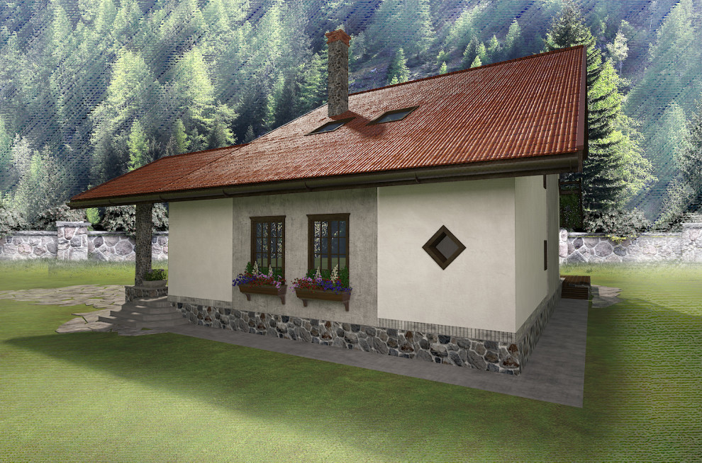 Загородный жилой дом( 2 этажа, S=200 м.кв )