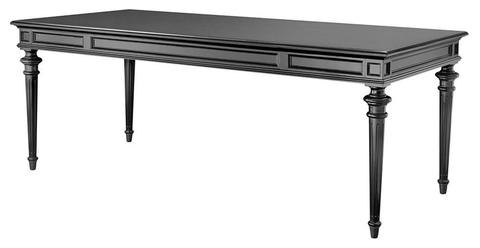 Black Dining Table Eichholtz Wallace Traditional Dining Tables