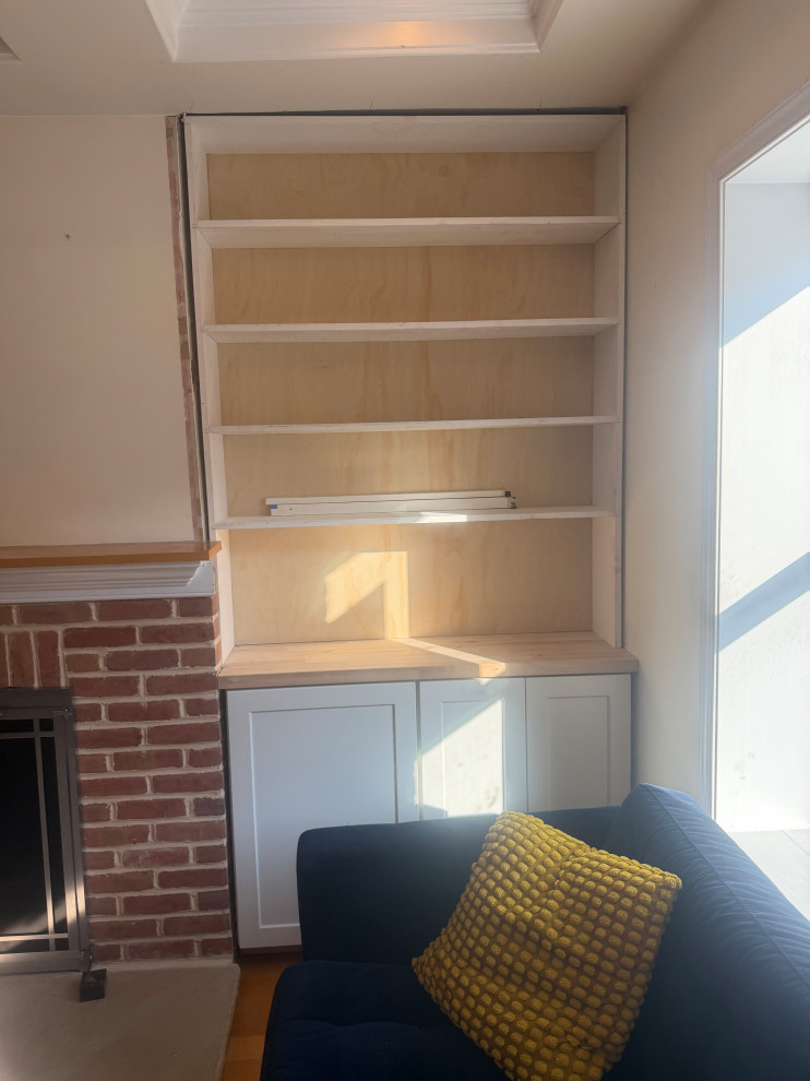 Living Room Custom Bookshelf