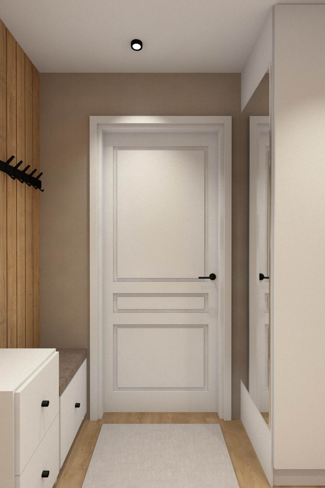 Небольшая квартира в минимализме