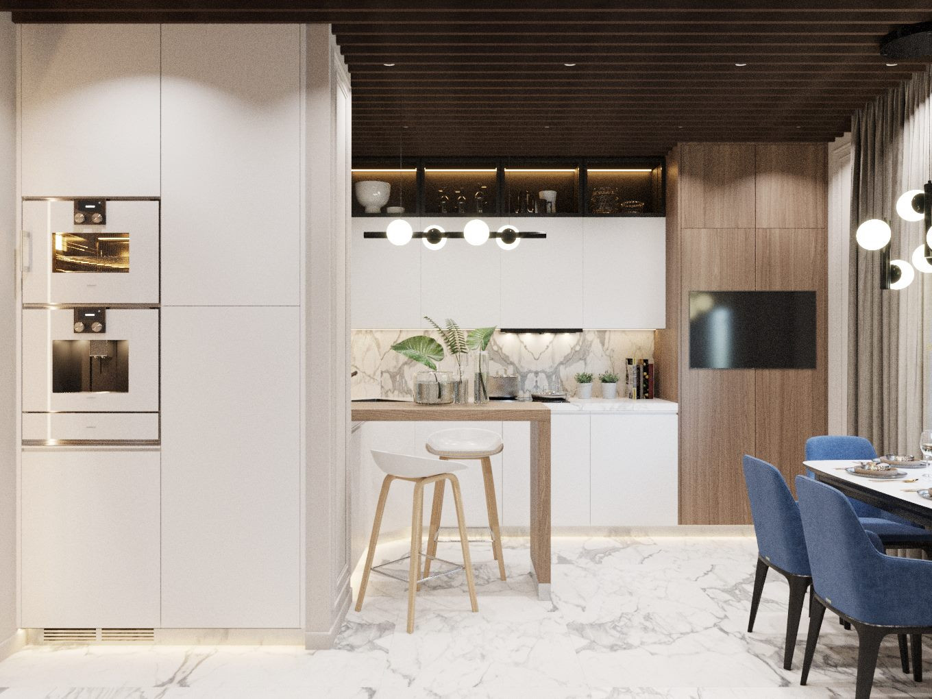 Дизайн-проект квартиры в ЖК Лаванда в Симферополе