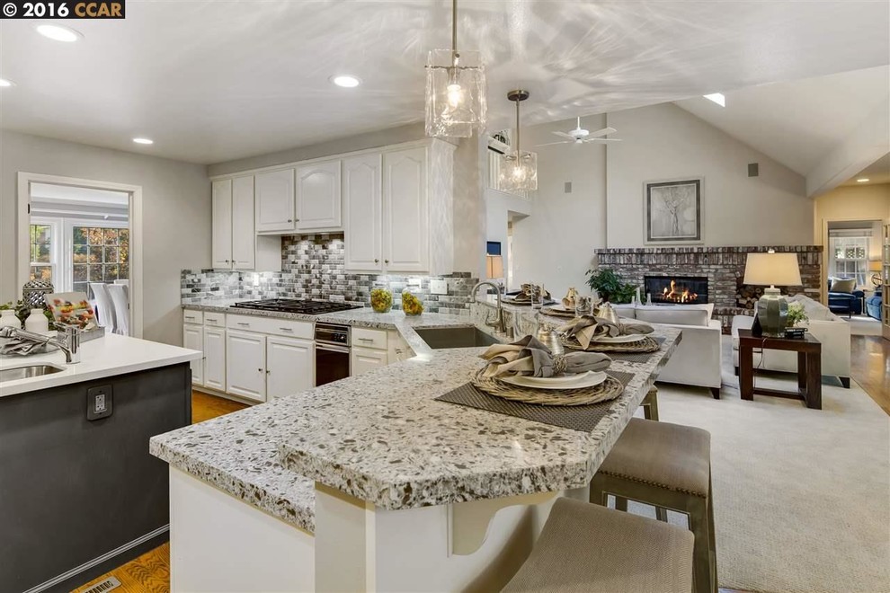 Traditional White Kitchen Remodel