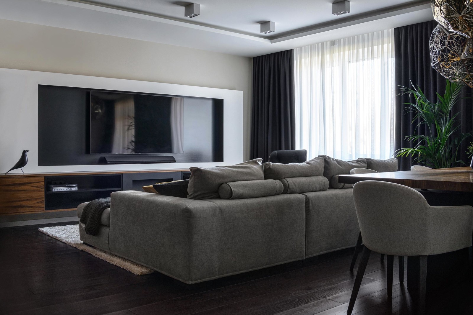 Интерьер трехкомнатной квартиры в Новосибирске, площадь 100м2