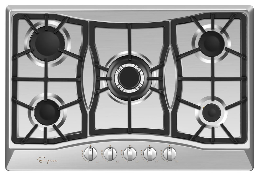 Empava 30" Builtin Gas Stove Cooktop 30GC21 Contemporary Cooktops