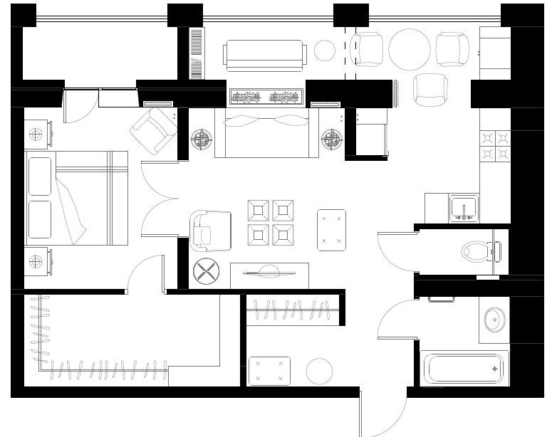 Квартира Москва 56м2