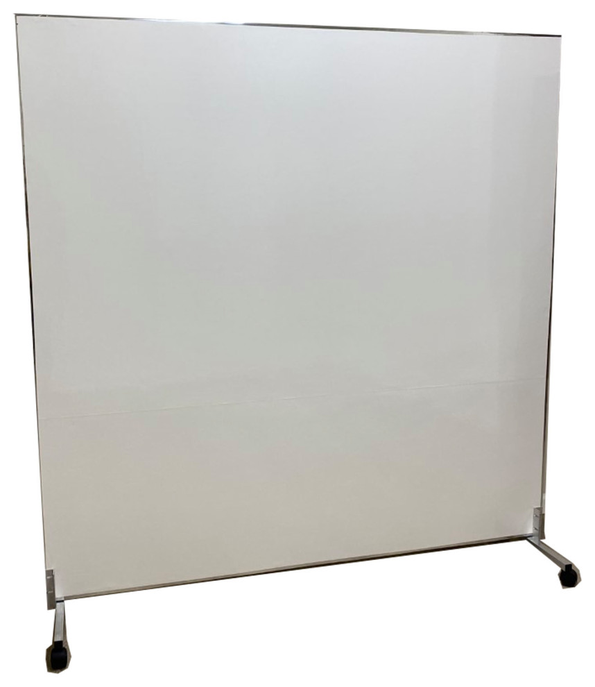 Shatterproof Portable Mirror, Rolling Stand and reversible white board