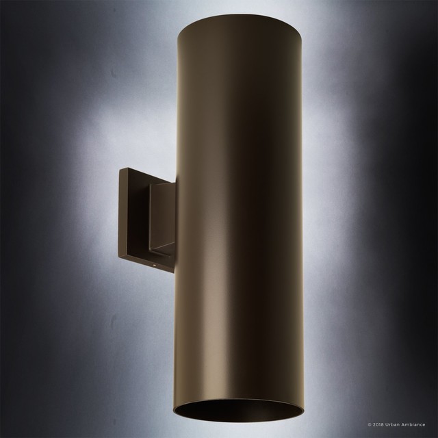 Luxury Contemporary Outdoor Wall Light, Hollywood Series, Olde Bronze ...