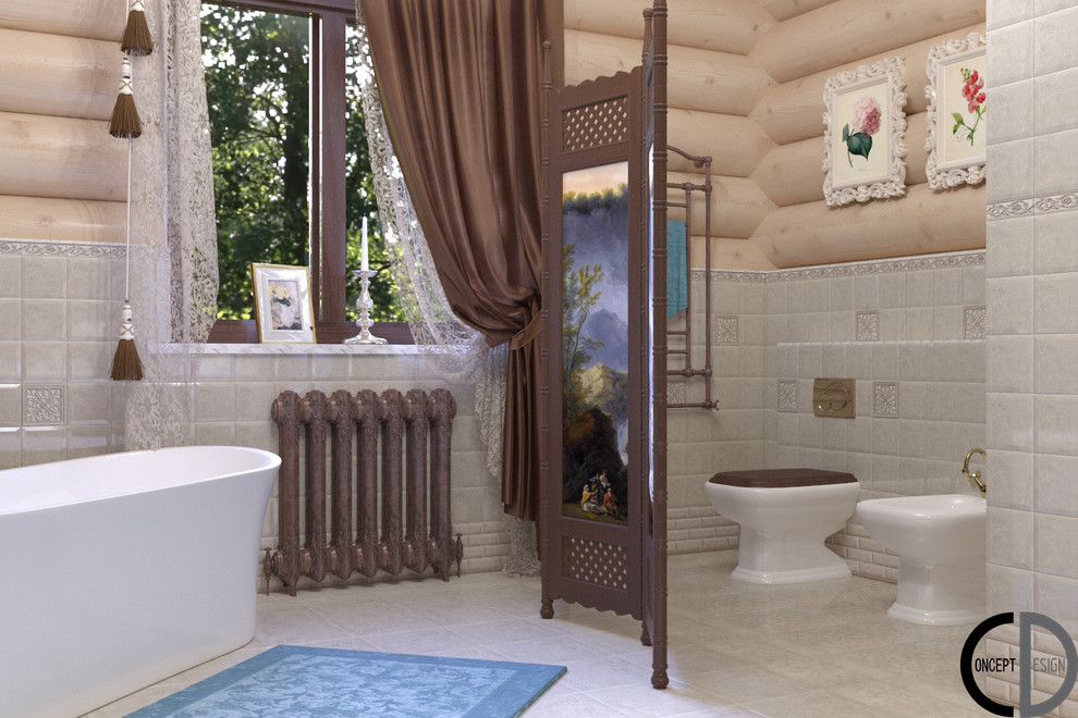 Готика в доме из бруса