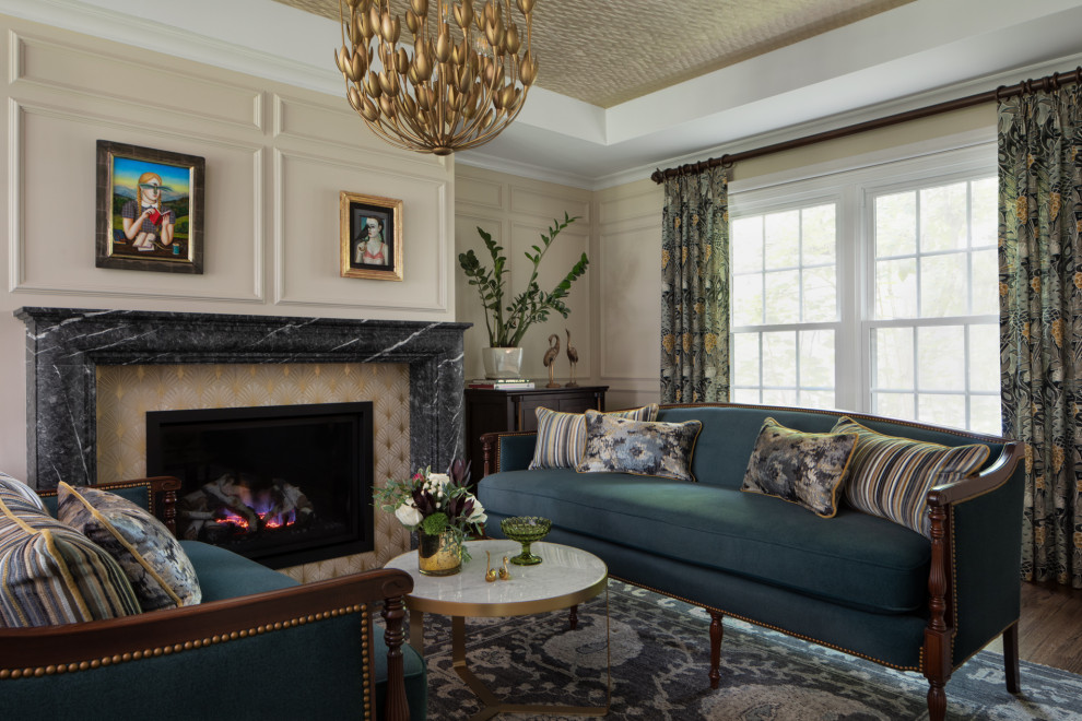 Dramatic Whole Home Transformation in Glenview - Traditional - Living ...