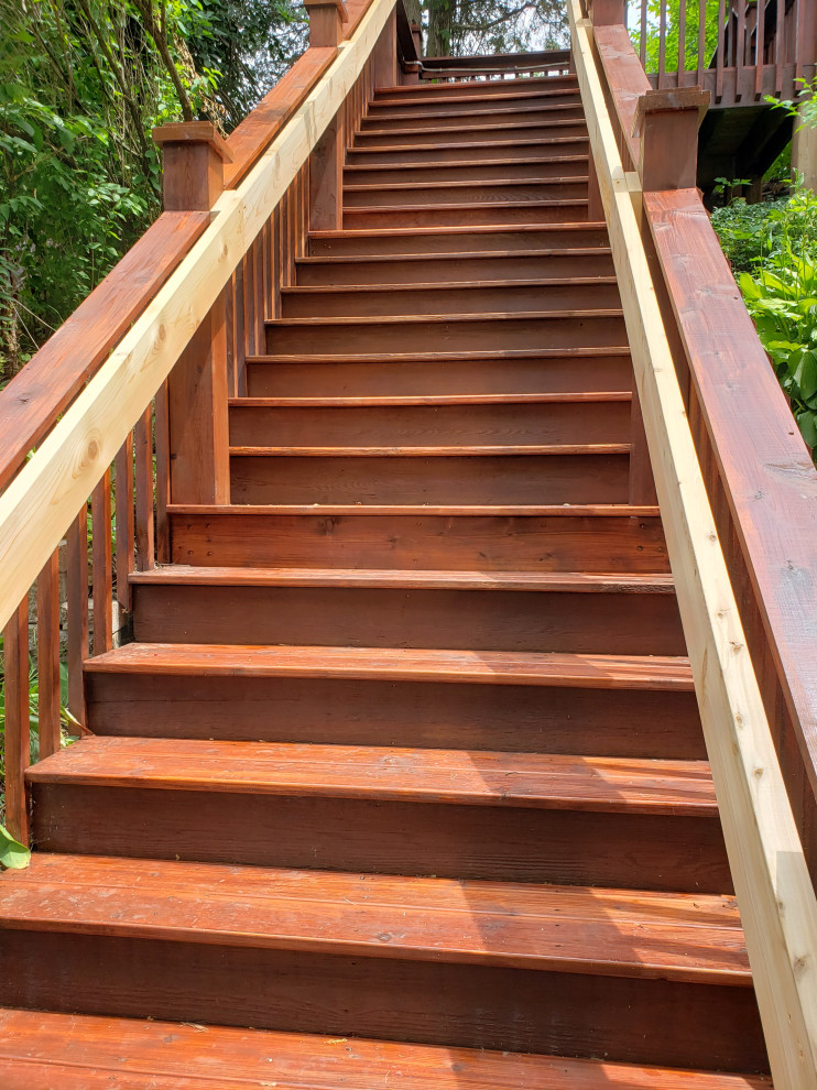 Irish Hills MI - Lake House Deck & Hill Side Steps