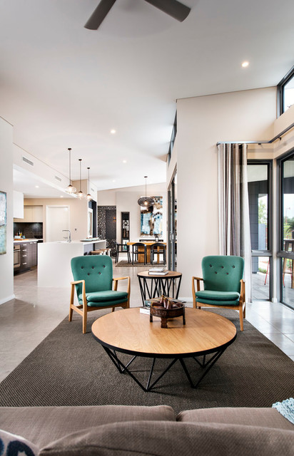 The Urban Retreat contemporary-living-room