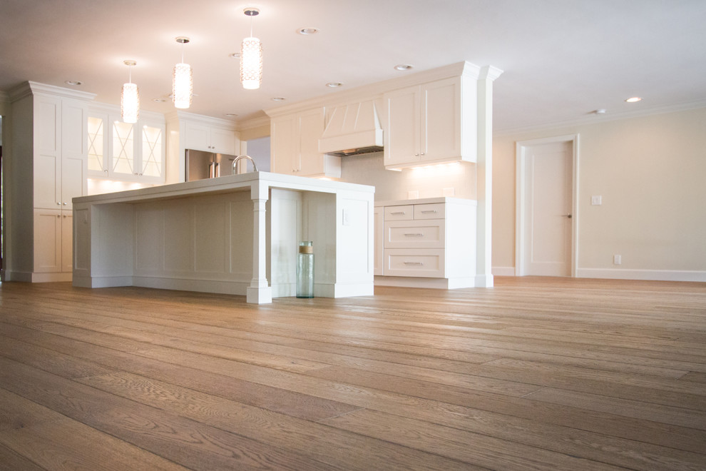 French Oak Flooring By Garrison Contemporary Kitchen