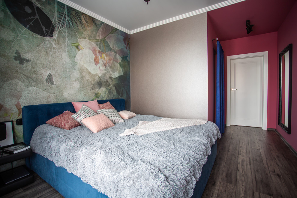 Интерьер однокомнатной квартиры "Фуксия"