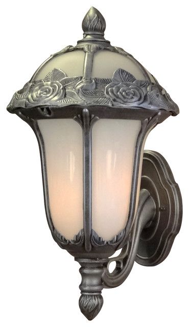Rose Garden Medium Bottom Mount Light with Alabaster Glass - Traditional -  Outdoor Wall Lights And Sconces - by Special Lite Products Company | Houzz