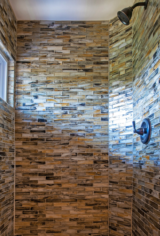Inspiration for a transitional staircase remodel in Phoenix