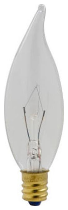 Kichler Globe 25W Equivalent 2.5w Dimmable G16.5 Vintage LED Decorative Candelabra Light Bulb Vintage Antique Style Light Bulb 