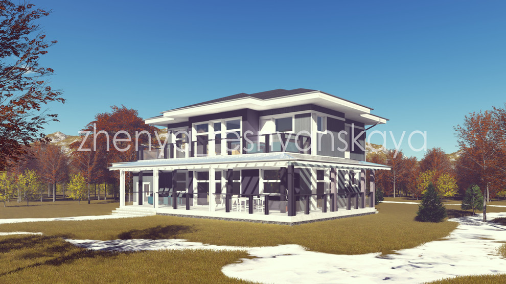 Проект современного дома в г.Москва