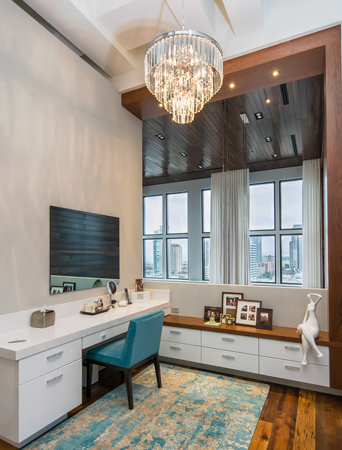 St. Petersburg Condo Rehab contemporary-home-office