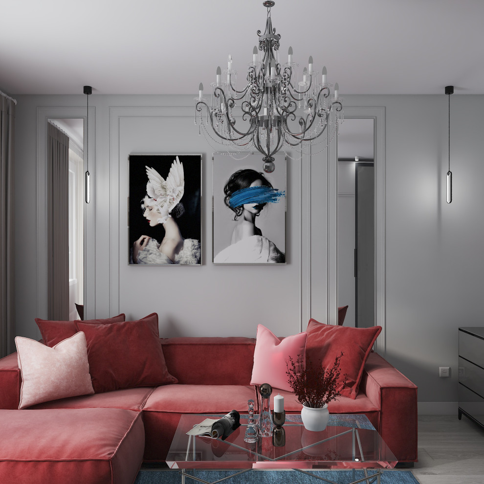 Проект квартиры с яркими акцентами