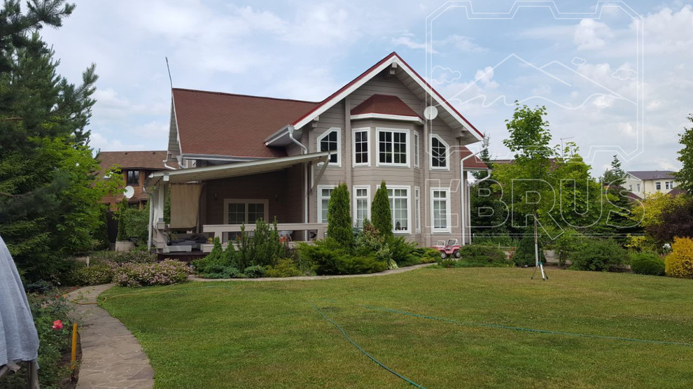 Стильный дома из клееного бруса в московской области