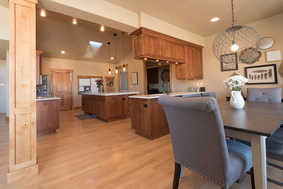 Transitional kitchen photo in Denver