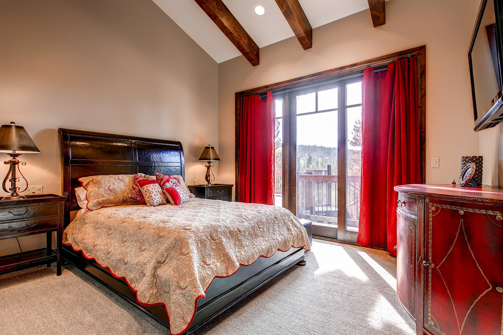 Photo of a traditional bedroom in Denver.