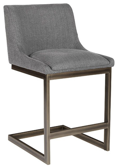 zenith bar stool grey