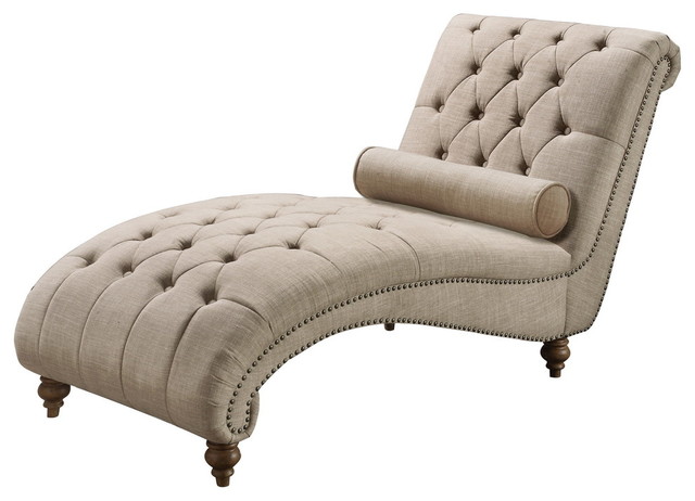Yarmouth Chaise Lounge - Traditional - Indoor Chaise Lounge Chairs - by  Rosevera Corporation | Houzz