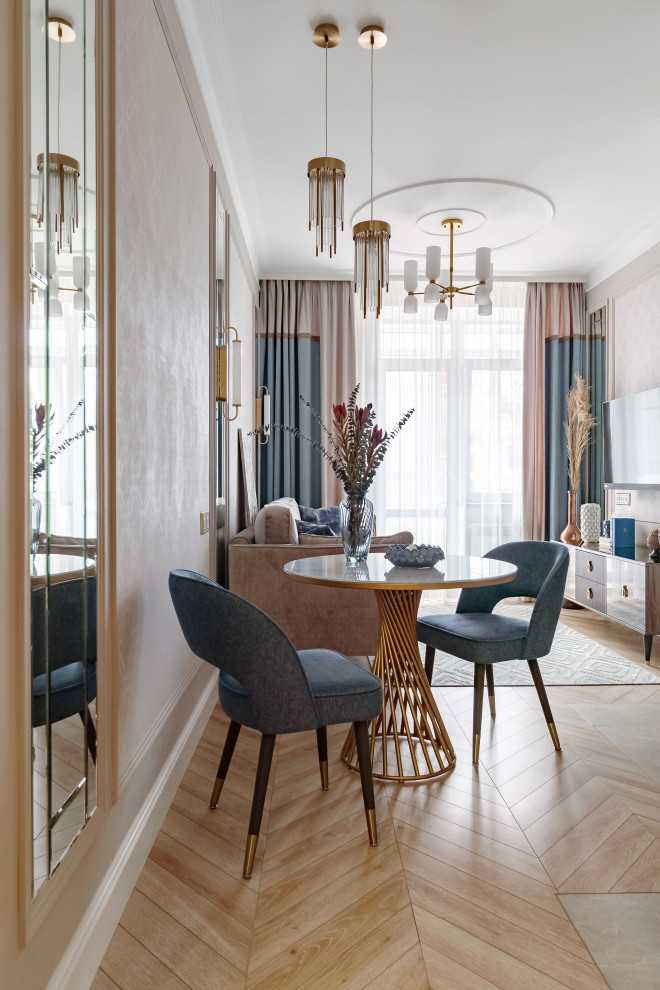 Квартира с элементами американской классики 59 кв. м